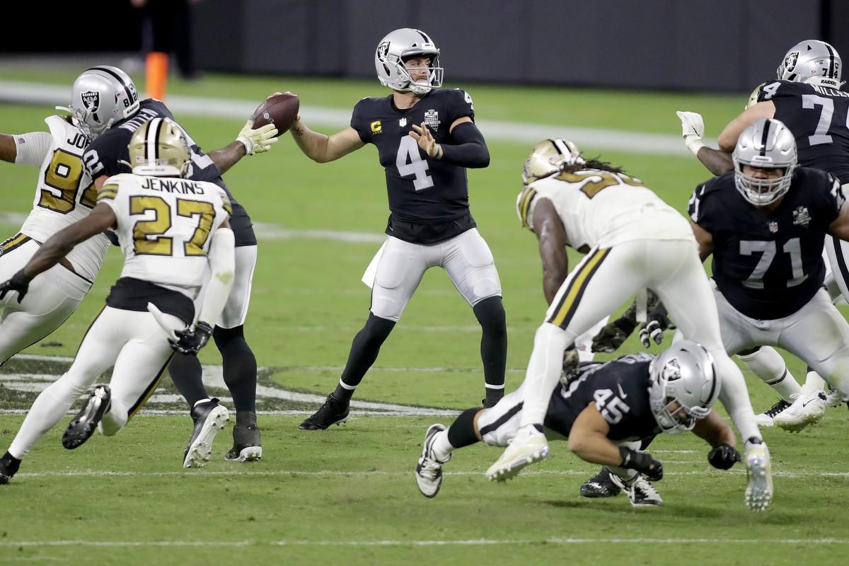 Las Vegas Raiders besegrade New Orleans Saints för en vinnande rad i den nya säsongen